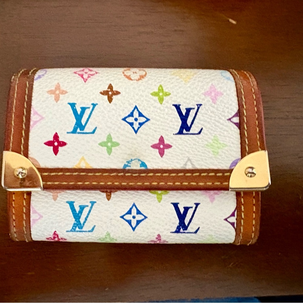 Authentic Louis Vuitton Murakami  card holder/small wallet